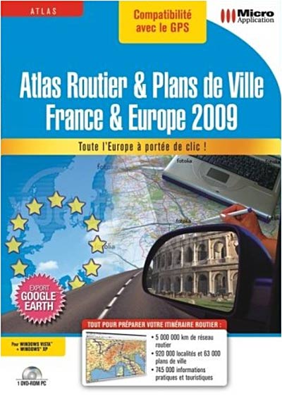 Atlas Routier + Plans de Ville Europe 2009