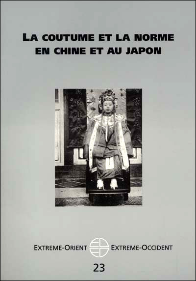La coutume et la norme en chine et au japon