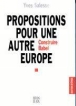 Proposition pour une autre europe construire babel
