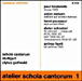 Atelier schola cantorum