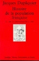 Histoire de la population française. volume 2 - 1
