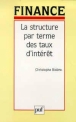 La structure par terme des taux d'intérêt
