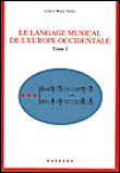Langage musical de l'europe occidentale