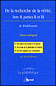 De la recherche de la vérité, Malebranche