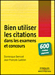 Bien utiliser les citations dans les examens et concours