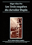 Les trois enquetes du chevalier dupin - Edgar Allan Poe - (donnée non spécifiée)