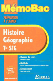 MémoBac Term préparation à l'examen - Histoire Géographie Term STT - 1