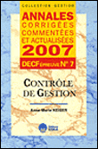 Annales 2007 decf n 7 controle de gestio