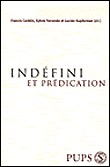 Indefini et predication -  Corblin - broché