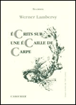 Ecrits sur une écaille de carpe