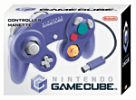 Nintendo Manette Analogique Violette Transparente pour GameCube