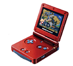 Console Nintendo Game Boy Advance SP rouge