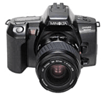 Appareil Photo Reflex Argentique MINOLTA Dynax 303si - 35mm SLR Avec Bouchon Et Sangle - Occasion Bon état