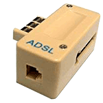 E-Kom prise téléphonique + filtre ADSL