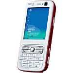 Nokia N73 Blanc-Rouge - 1