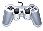 Sony Manette Dual Shock Silver pour PlayStation 2