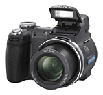 Appareil Photo Bridge Sony Cybershot DSC-H5 - 7.2MP, Zoom Optique 12x, Occasion Fonctionnel