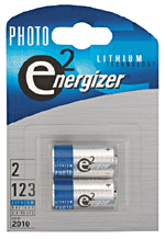 Energizer 2 piles lithium EL123AP