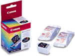 Canon Pack de 3 jaune cyan original réservoir d'encre pour BJC 50 55 70 80 85 LR1 - vue 2