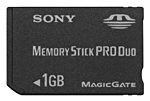 Sony Memory Stick Pro Duo 1 Go - 1