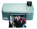 HP Photosmart 2575 All-in-One - Multifunktionsdrucker - Farbe - Tintenstrahl - 215 x 610 mm (Medien) - bis zu 30 Seiten/Min. (Kopieren) - bis zu 30 Seiten/Min. (Drucken) - 100 Blatt - USB, LAN - 1