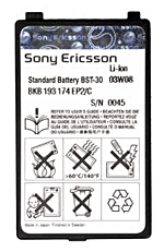 Sony Ericsson batterie BST-30