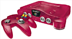 Nintendo 64 rouge cerise