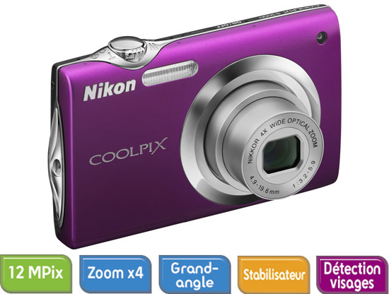 Nikon Coolpix S3000 reconditionné - meilleur prix