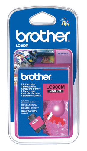 Brother LC900M Blister Pack - magenta - origineel - inktcartridge