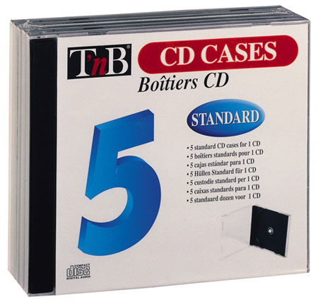 T'nB 5 boîtiers de CD