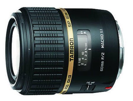 Objectif reflex Tamron SP AF Di II 60 mm f/2.0 LD [IF] Macro 1:1; Monture Nikon  - Tamron reconditionné disponible sur Fnac
