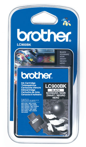 Brother LC900BK Blister Pack - zwart - origineel - inktcartridge
