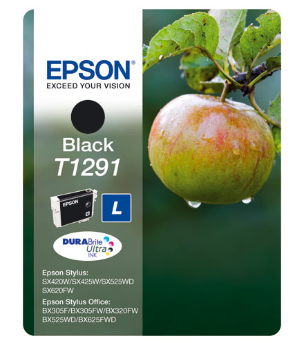 Cartouche d'encre Epson Pomme T1291 Noir