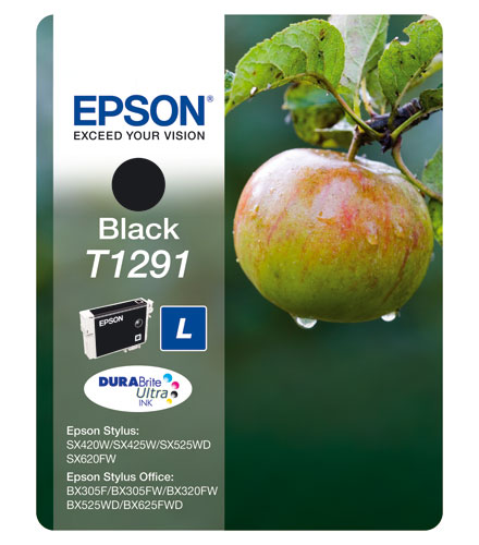 Cartouche d encre Epson Pomme T1291 Noir