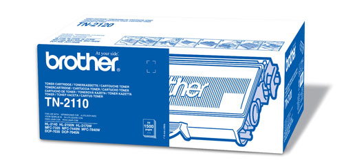 Brother TN2110 - zwart - origineel - tonercartridge
