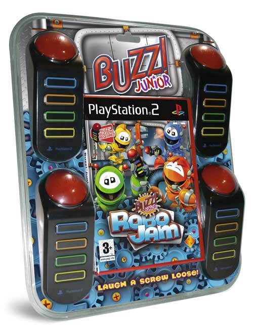Sony Buzz Junior Robo Jam + Buzzers Pour Playstation 2
