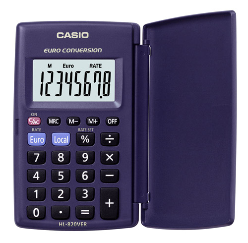 Calculatrice Casio HL 820 VER Indigo
