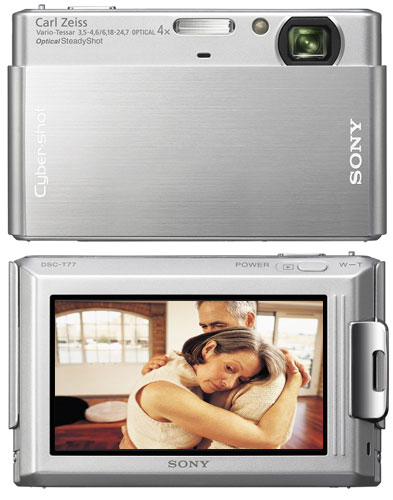 Sony Cyber-shot DSC-T77 Silver - Appareil photo compact - Achat