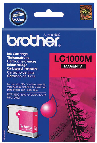 Brother LC1000M - magenta - origineel - inktcartridge