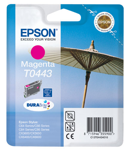 Cartouche d'encre Epson DURABrite T0443 XL - Magenta