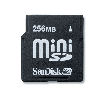 SanDisk carte Mini SD 256 Mo - Carte mémoire SD - Achat & prix