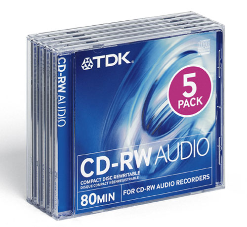CD vierges TDK 18767 - storage media - CD-R x 25 - 700 Mo