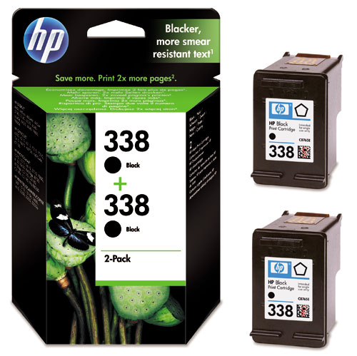 HP 338 - 2 - zwart - origineel - inktcartridge