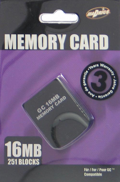 Madrics Carte Mémoire 16 MB Pour GameCube - Autre accessoire gaming - Achat  & prix