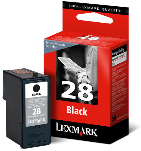 Lexmark 28 cartouche noir 18c1428e 18C1428E