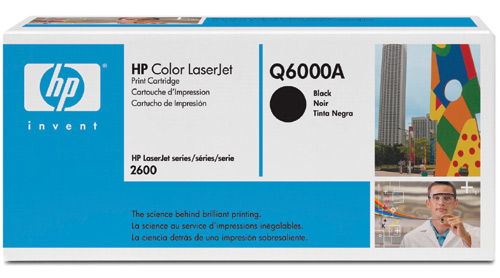 HP 124A - zwart - origineel - LaserJet - tonercartridge ( Q6000A )