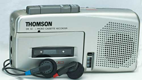 Dictaphone Thomson DK-52 à Micro-cassette – Fonctionnel, Vintage – Occasion