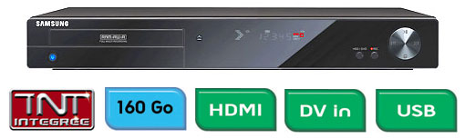Continental Inclinarse asesino Samsung DVD-SH873 - Graveur de DVD / enregistreur à disque dur avec tuner  TV numérique - 160 Go - Enregistreur DVD-R - Achat & prix | fnac