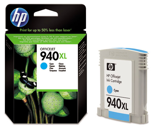 HP 940XL - hoog rendement - cyaan - origineel - inktcartridge
