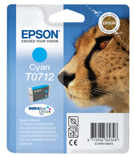 Cartouche d encre Epson Guepard cyan